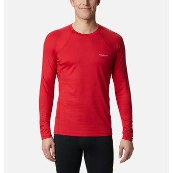 Columbia Muške Majice S Kapuljačom - Heavyweight Stretch Long Sleeve Plave Crvene | YDQL-63142